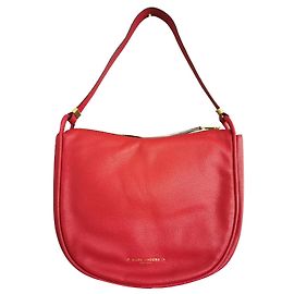 Marc Jacobs Large Hobo Bag Red Grained Leather Red
