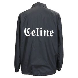Céline *Giacca in nylon con logo iniziale Celine Nero
