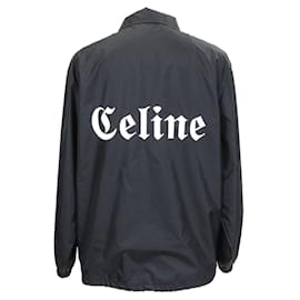 Céline *Celine Initial Logo-Nylonjacke Schwarz