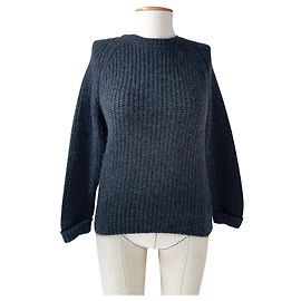 Suéter Bogner de caxemira cinza com zíper Cinza