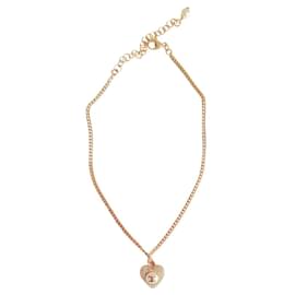Chanel-New Chanel heart necklace-Golden
