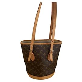 Louis Vuitton-Bag PM bucket vuitton-Brown