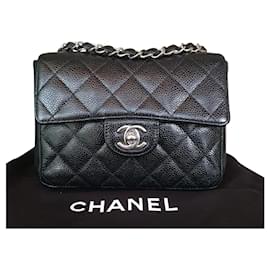 Chanel-Chanel timeless mini carré-Noir