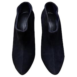 Balenciaga-botas de tornozelo-Preto,Azul marinho