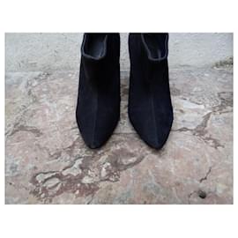 Balenciaga-botas de tornozelo-Preto,Azul marinho