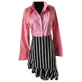 Autre Marque-Denny Rose striped skirt size 46 nuova-Black