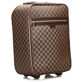 Louis Vuitton-Louis Vuitton Brown Damier Ebene Pegase 45-Brown