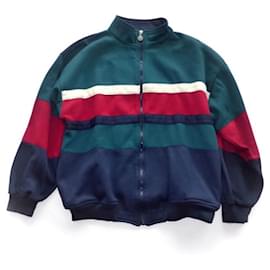 Christian Dior-*Christian Dior (Christian Dior) Dior Monsieur Sweat Track Jacket 90s Men's Blouson-White,Red,Green,Navy blue