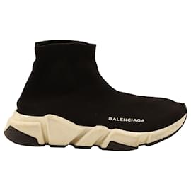 Balenciaga-Velocidade Balenciaga 2.0 Sapatilhas em Poliamida Preto-Preto