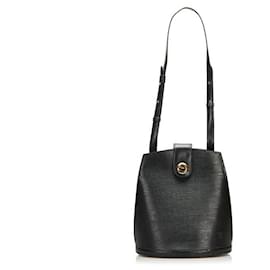 Louis Vuitton-louis vuitton Epi Cluny black-Black