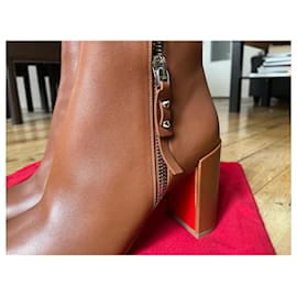 Christian Louboutin-ankle boots-Marrone,Caramello