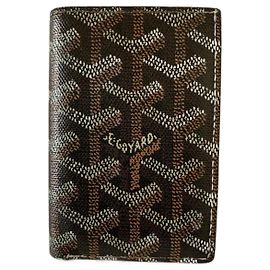Goyard St. Pierre card holder Dark brown