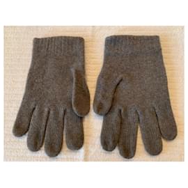 Loewe-Grey wool gloves-Grey