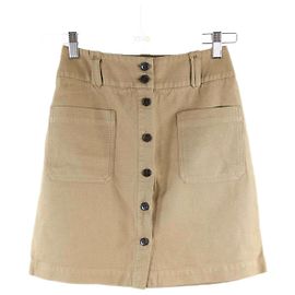 falda Sézane 34 Beige
