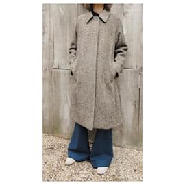 Burberry-vintage Burberry coat size 40-Brown