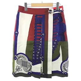 Hermès-*HERMES skirt-Red