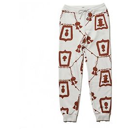 Hermès *Pantalones jogger HERMES 21SS Castaño Blanco
