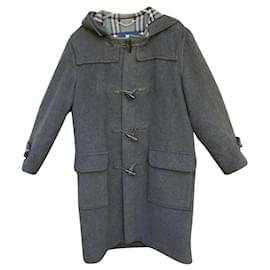 Burberry-Burberry duffle coat size 40-Grey