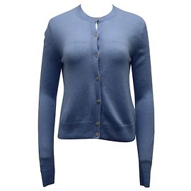 The Row Battersea Cardigan aus blauem Kaschmir Andere