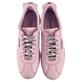 Chanel-Chanel Weekender Sneakers Trainers Pink-Pink