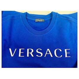 Versace-Pullover-Blau