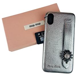 Miu Miu Purses, wallets, cases Silver hardware