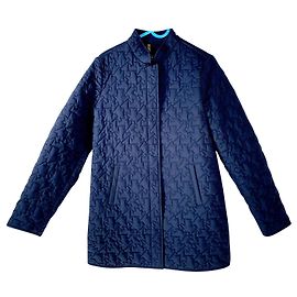 Loro Piana Navy Blue Coat Polyamide Navy blue
