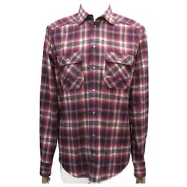 NOVA CAMISETA CARGO LOUIS VUITTON56 CAMISA NOVA DE ALGODÃO GG EM BORGONHA Bordeaux