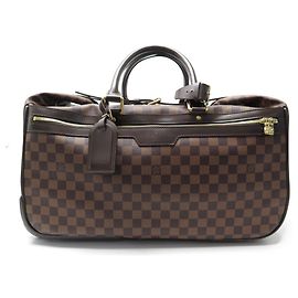 LOUIS VUITTON EOLE TRAVEL BAG DAMIER EBENE CANVAS N23205 Trolley Brown