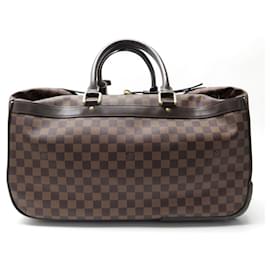 Louis Vuitton-LOUIS VUITTON EOLE TRAVEL BAG DAMIER EBENE CANVAS N23205 Trolley-Brown