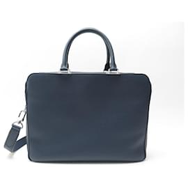 Louis Vuitton-NEW LOUIS VUITTON BAG ARMAND DOCUMENT HOLDER IN BLUE TAURILLON LEATHER-Blue
