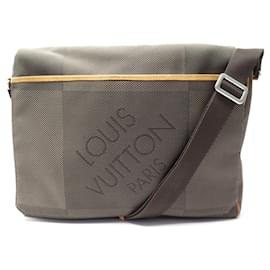 Louis Vuitton-SAC A MAIN LOUIS VUITTON MESSENGER NM BESACE TOILE DAMIER GEANT HAND BAG-Beige
