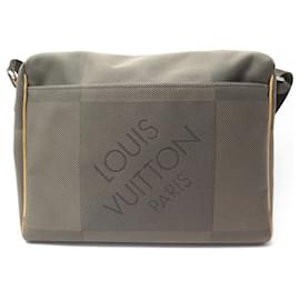 Louis Vuitton-SAC A MAIN LOUIS VUITTON MESSENGER NM BESACE TOILE DAMIER GEANT HAND BAG-Beige