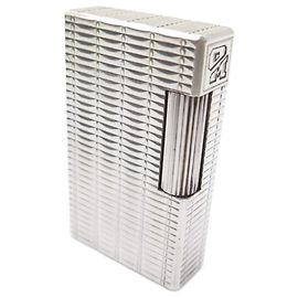 LIGHTER ST DUPONT LINE 2 GM LARGE MODEL IN SILVER LIGHTER METAL Silvery