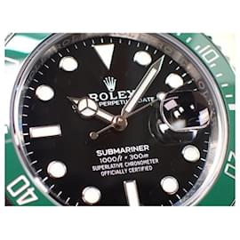 Rolex-ROLEX Submariner date green bezel Ref.126610LV unused Mens-Silvery