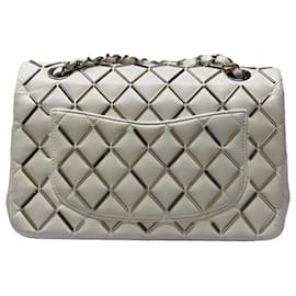 Chanel-Handbags-White,Eggshell