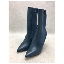 Fendi-*  FENDI Short boots/40/BLUE-Blue
