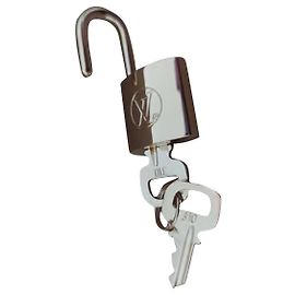 Louis Vuitton Padlock Silvery Metal Silvery