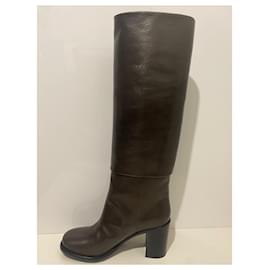 Chanel Boots Black Cloth ref.99975 - Joli Closet