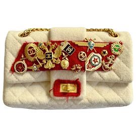 Bolsa de Chanel 2.55 Blanco roto