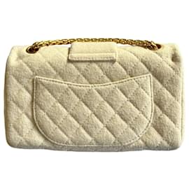 Chanel-Chanel Tasche 2.55-Aus weiß