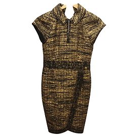 Chanel Dresses Black Golden