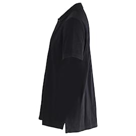 Tom Ford-Tom Ford Short Sleeve Polo Shirt in Black Cotton -Black