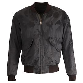 Marc by Marc Jacobs Beano Bomber Jacket in Black Cotton Other