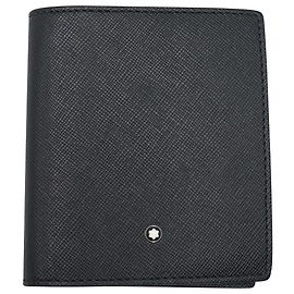 Montblanc Sartorial Wallet in Black Leather  Black