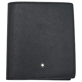 Montblanc-Cartera Montblanc Sartorial de piel negra-Negro