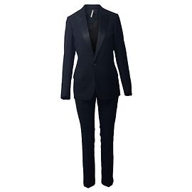 Dior Classic Suit in Black Wool Black