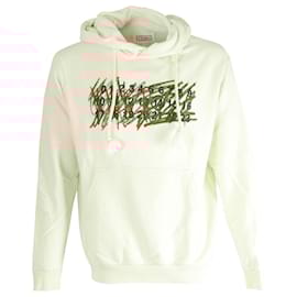 Maison Martin Margiela-Maison Margiela Scribble Logo Hoodie in Beige Cotton-Beige