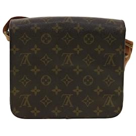 Louis Vuitton-LOUIS VUITTON Monogram Cartouchiere MM Shoulder Bag M51253 LV Auth pt5133-Monogram