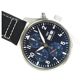IWC-IWC Pilot's watch Chronograph 41 blue IW388101 Mens-Silvery
